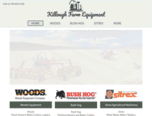 Tablet Screenshot of killoughfarmequipment.com